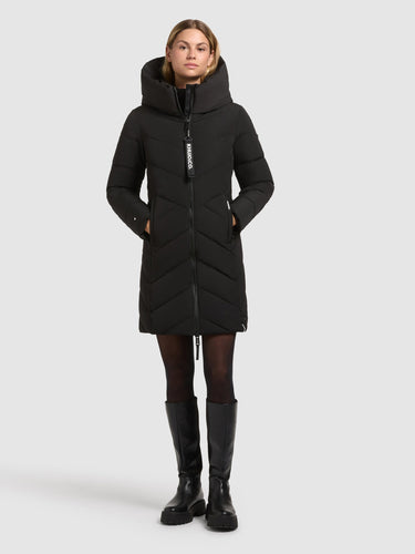 1256CO253 200 black | Coat DARKA2 BLACK
